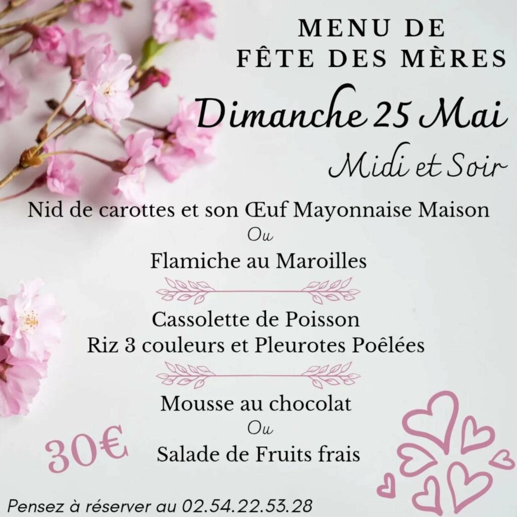 Menu de la Fête des Mères, Le Philos'Oeuf.
