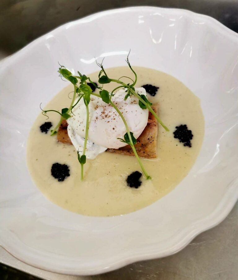 Velouté Froid d'asperge, Maquereau et Oeuf Poché_PhilosOeuf